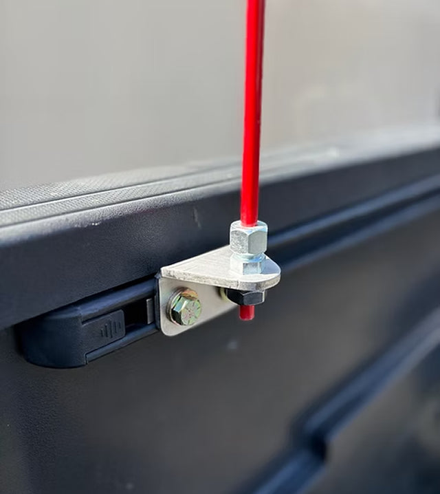 Toyota bed rail flag mount