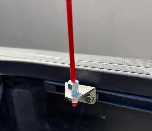 Toyota bed rail flag mount